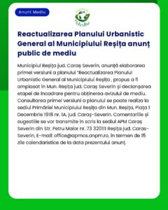 APM anunță intenția emiterii acordului de mediu pentru proiectul Construire Hală industrială