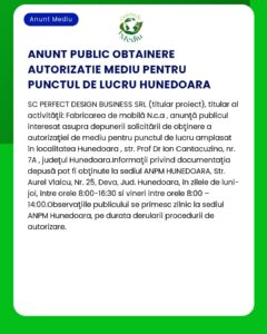 Anunț pentru obținerea autorizației permis de muncă în Hunedoara în care se detaliază procedurile de aplicare și datele de contact