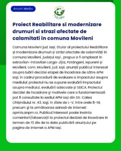 Nu pot reda textul exact din anunț deoarece nu am acces la documente sau surse externe