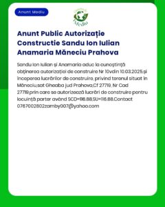 Nu există suficiente informații în solicitarea dumneavoastră pentru a reda textul strict din anunț