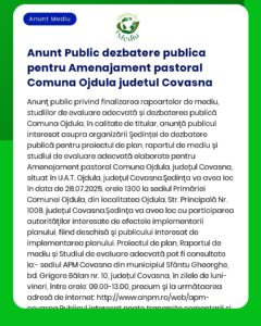 Nu am găsit niciun titlu de proiect sau titularul specificat exact în textul anunțului