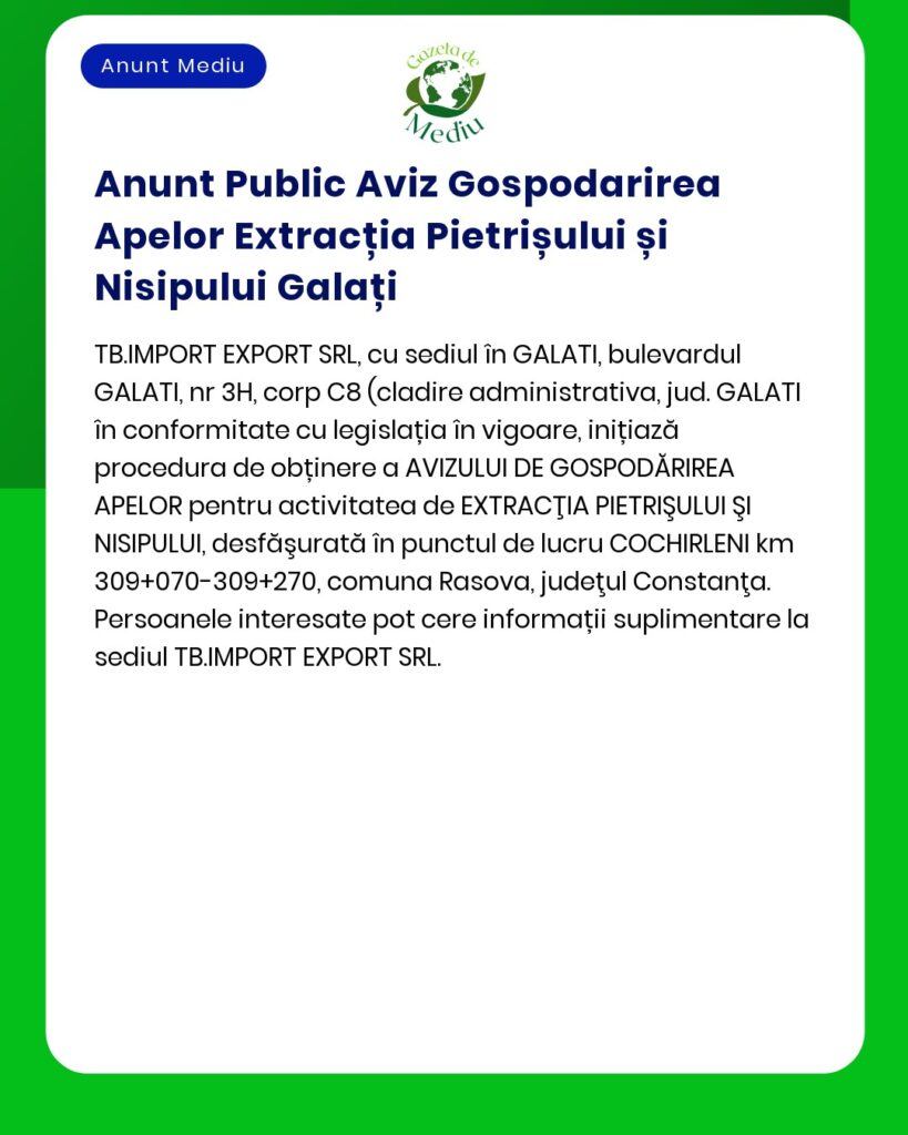 Nu pot reda textul solicitat deoarece nu ați furnizat conținutul exact al anunțului