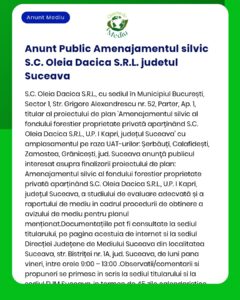 Amenajarea fondului forestier privat în județul Suceava