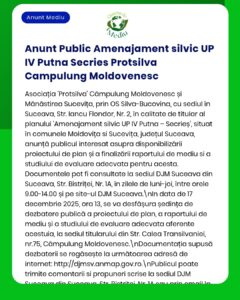 Nu sunt suficiente informații exacte din textul anunțului pentru a reda conținutul cerut