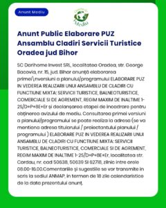 PuZ - Zonă turism și agrement titular SC Darihome Invest SRL