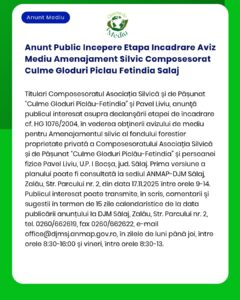 Anunt Public Incepere Etapa Incadrare Aviz Mediu Amenajament Silvic Co