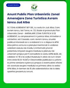 Inițiere Plan Urbanistic Zonal pentru zona Avram Iancu, județul Alba; prezentare obiectiv proiect.
