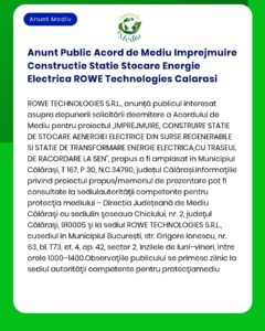 Anunt Public Acord de Mediu Imprejmuire Constructie Statie Stocare Ene