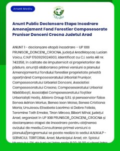 Anunt Public Declansare Etapa Incadrare Amenajament Fond Forestier Com