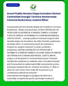 Anunt Public Decizie Etapa Includere Sistem Centralizat Energie Termic