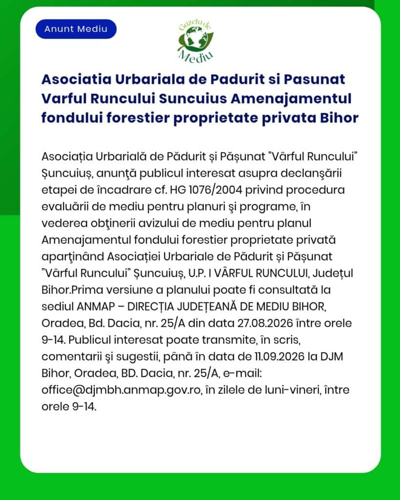 Asociatia Urbariala de Padurit si Pasunat Varful Runcului Suncuius Ame