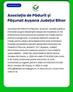 Asociatia de Padurit si Pasunat Ausana Județul Bihor